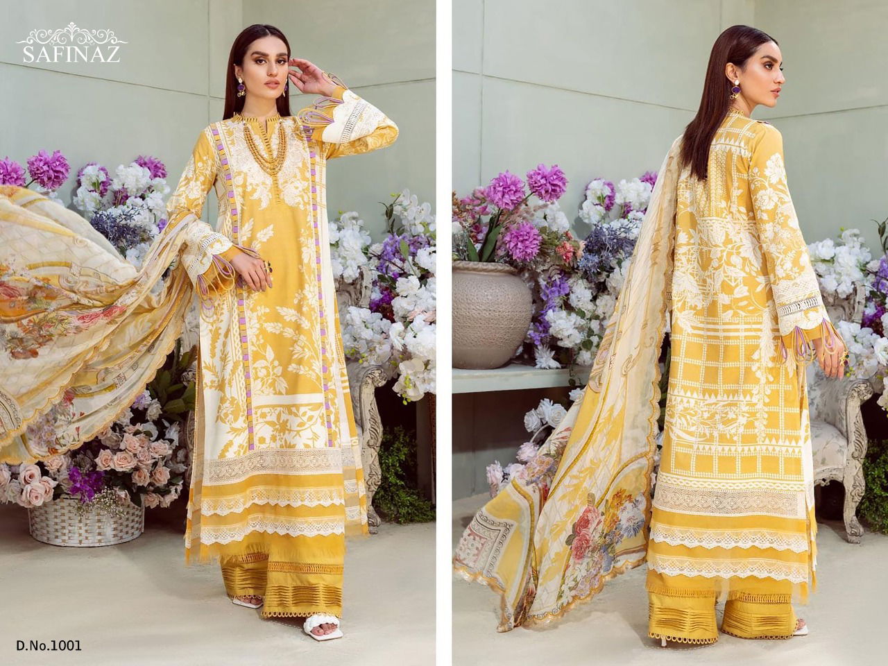 Safinaz Firdous 6 Casual Wear Designer Cambric Cotton Pakistani Salwar Kameez